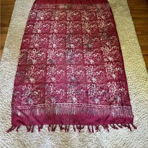 Never worn sarong 110 by 64 inches